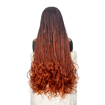 Savannah French Curls - 30" HD 13x4 Lace Frontal Color 1B/350