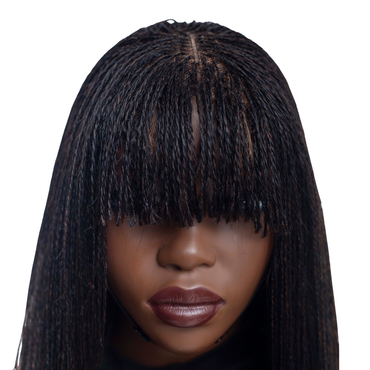 KELLY - Fringe Micro Twist 30" HD 4x4 Lace Color 1B/30