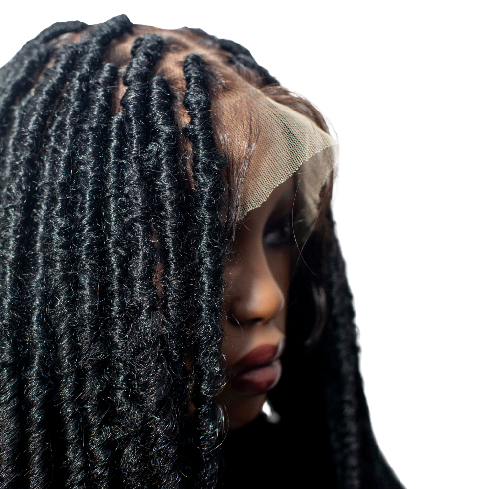 Jade - 42" HD Full Lace Faux Locs Wig