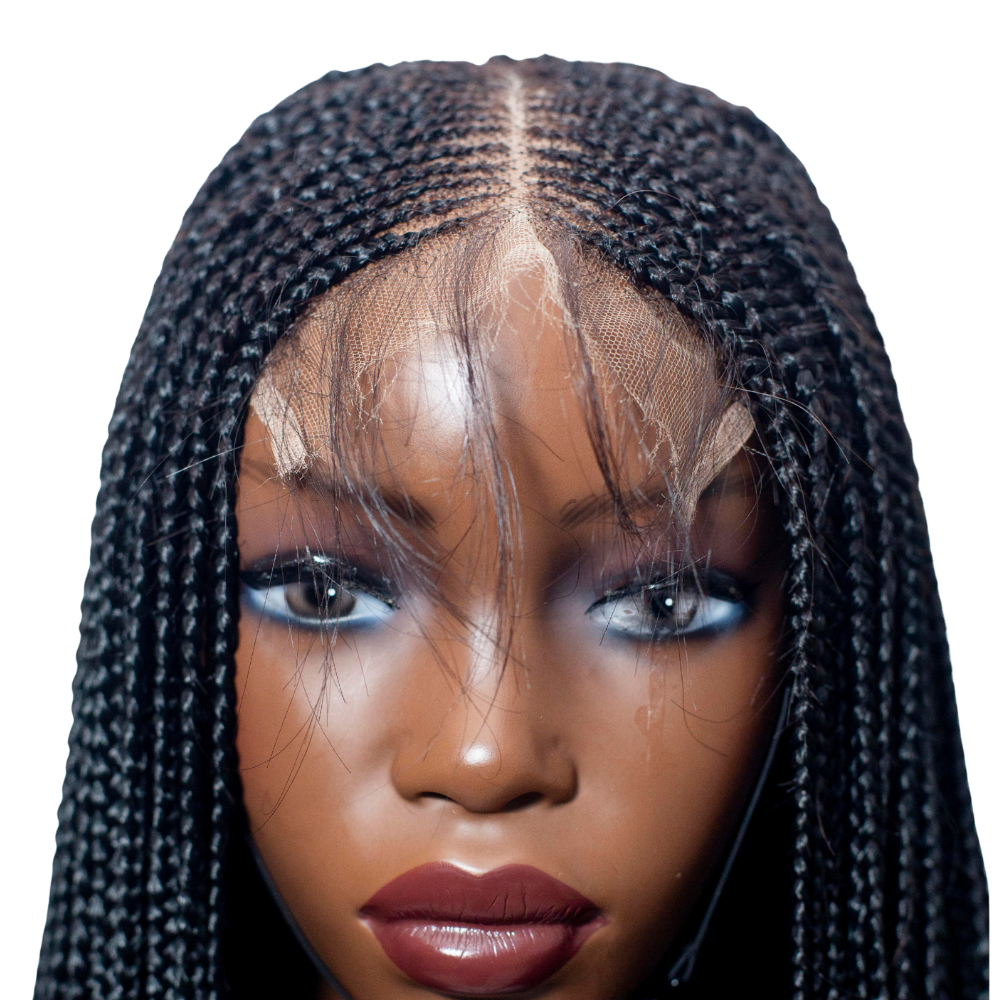 TIANA - 24" HD 5X5 Center Part Cornrow Color Black