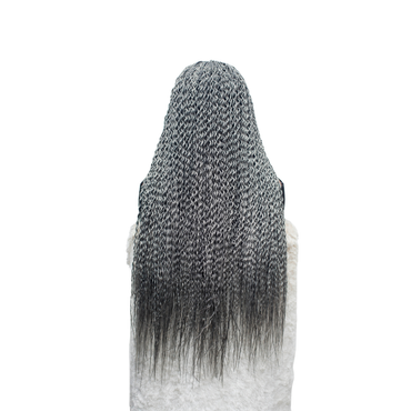 Sydney spiral twist - 30” 4x4 Closure Grey Color