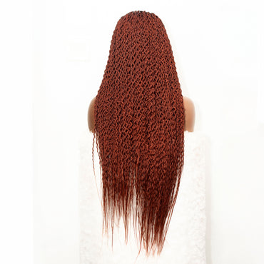 Sofia Spiral twist - 24” 5x5 Glueless Closure HD Color 350