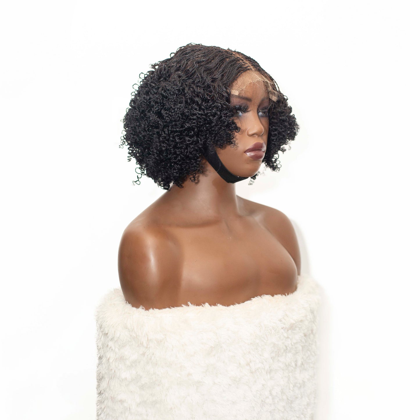 Curly twist - 6” 5x5 Glueless Closure HD Natural Black