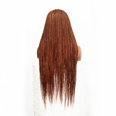 Knotless braids - 28” 5x5 Glueless Closure HD Color 350/27 Mixed