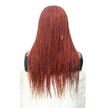 Sheyla - 22" 13x4 Lace Frontal Micro Knotless Braided Wig Color 350