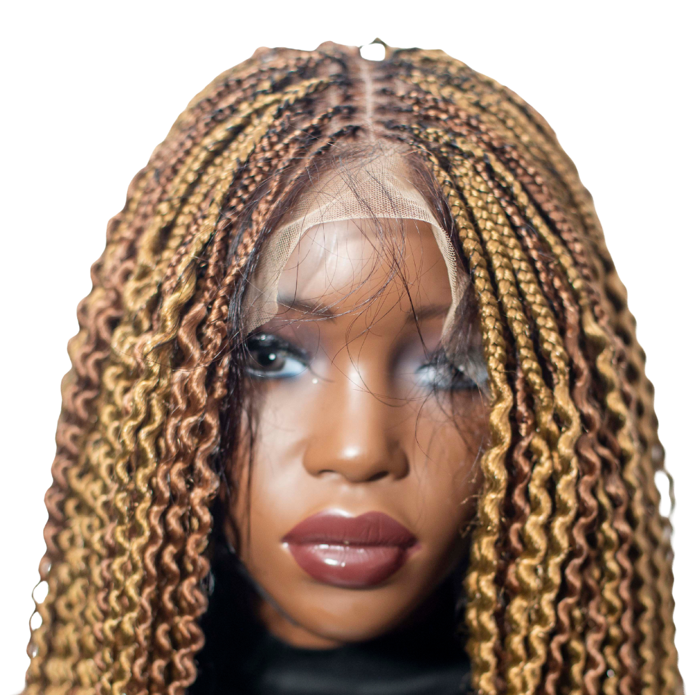 Sydney - 20" 13x5 Frontal Spiral Twist Wig Color 27/30