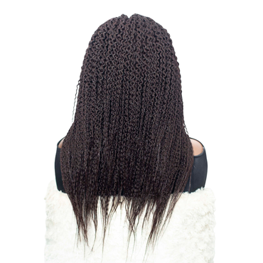 Sydney - 20" 13x4 Lace Spiral Twist Wig Color 33 Brown