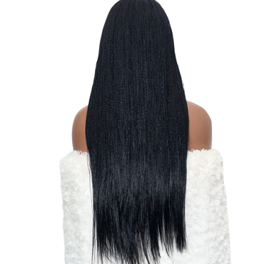 Ally Micro nano twist - 24” 5x5 Glueless Closure HD Natural Black