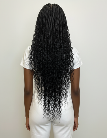 Nora | bohemian knotless braids