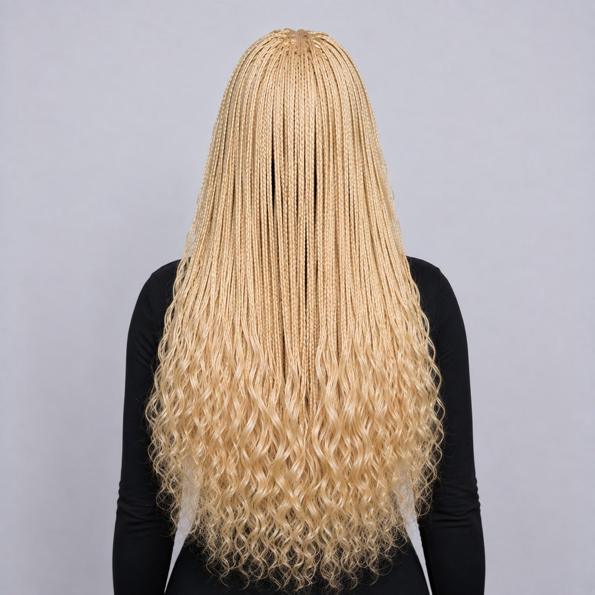 Nora - Bohemian Knotless Braids 28” HD Full Lace Color 613
