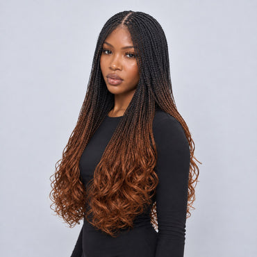Savannah French Curls - 26" 13x4 HD Frontal Knotless Wig - Color P29