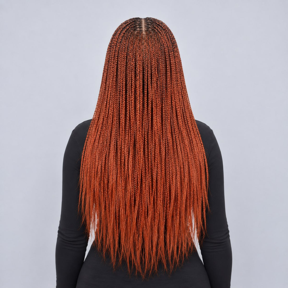 Ashley Knotless Braids - 22" 4x4 Lace Closure Color 350