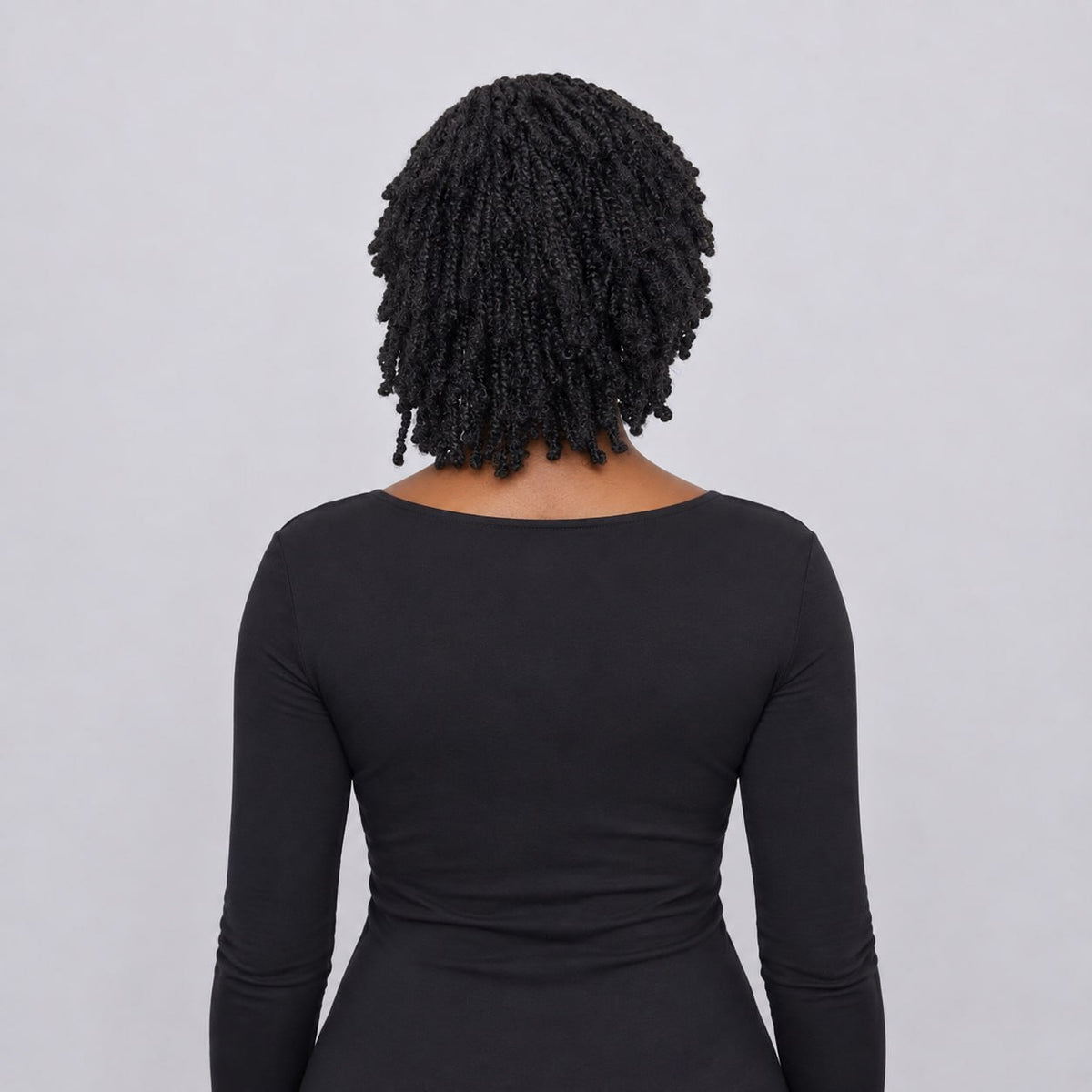 Sofy Kinky Cornrow (freestyle) - 6” 5x5 Glueless Closure HD Natural Black