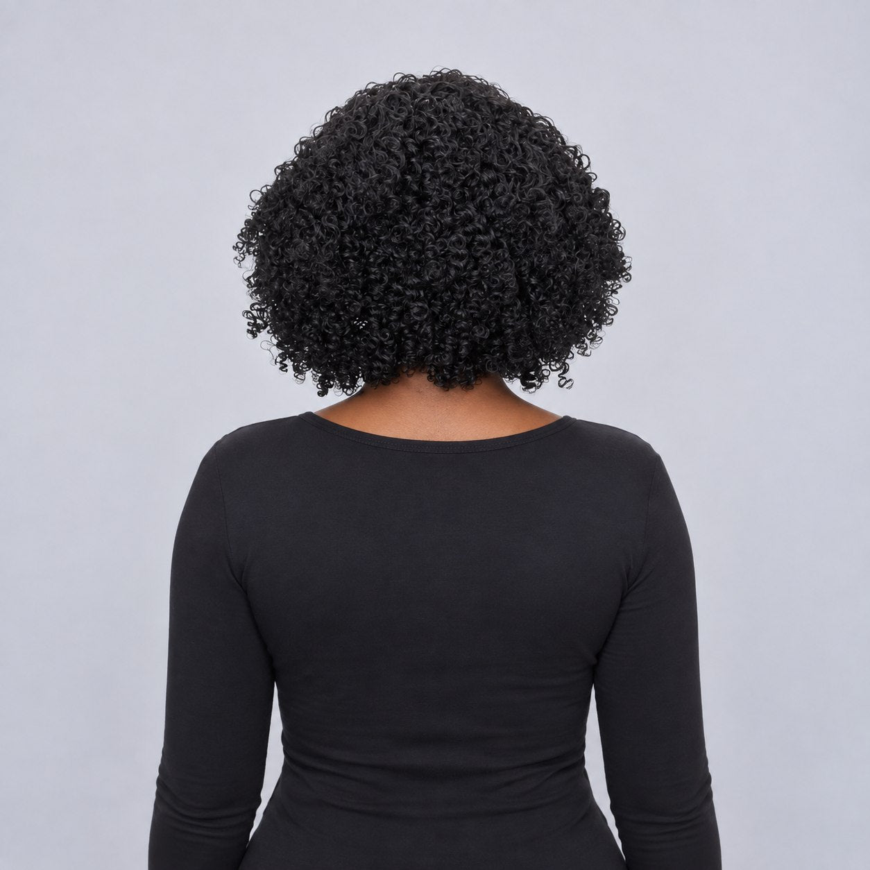 Susy Curly twist - 6” 5x5 Glueless Closure HD Natural Black