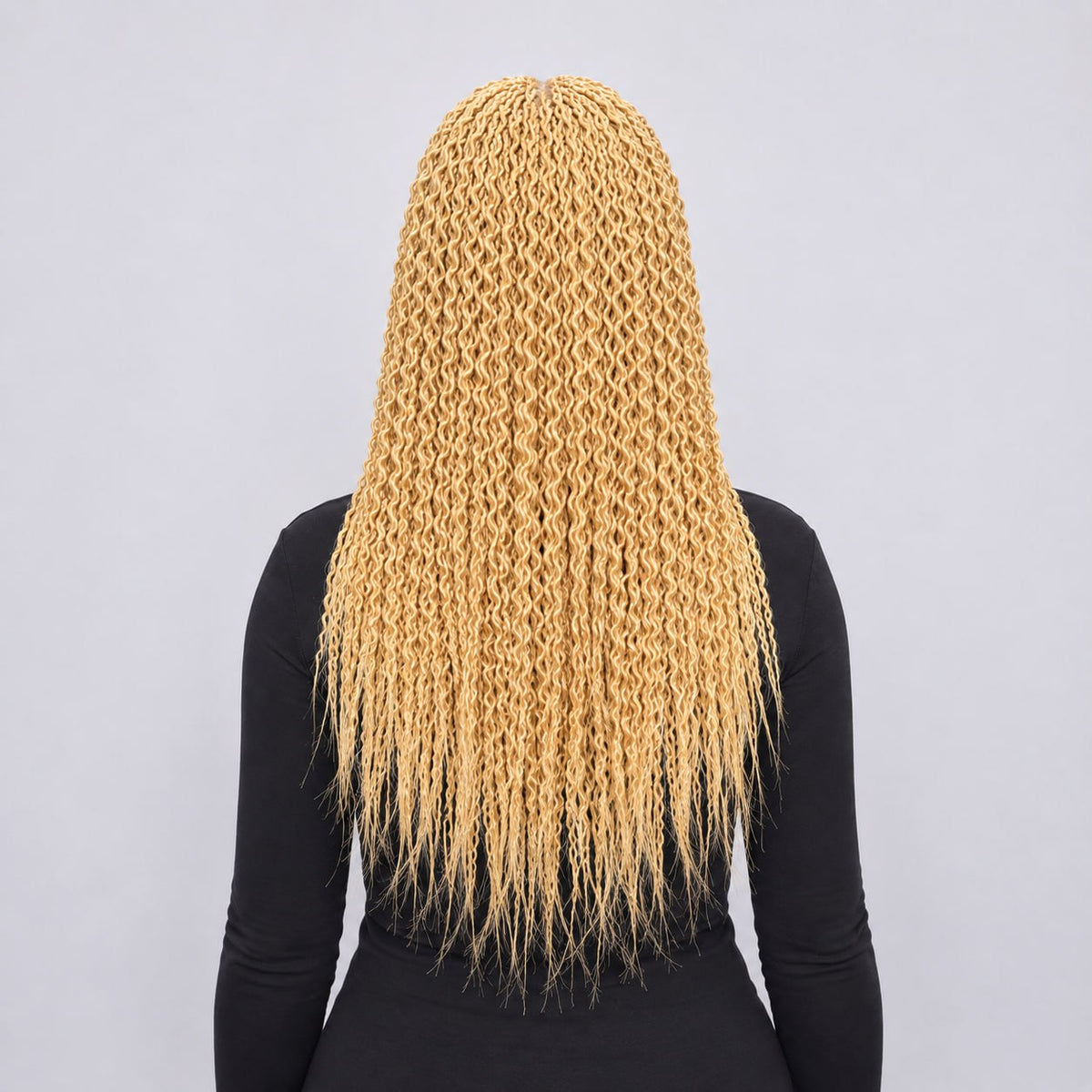 Sydney Spiral Twists - 18" 4x4 Lace Closure Blonde