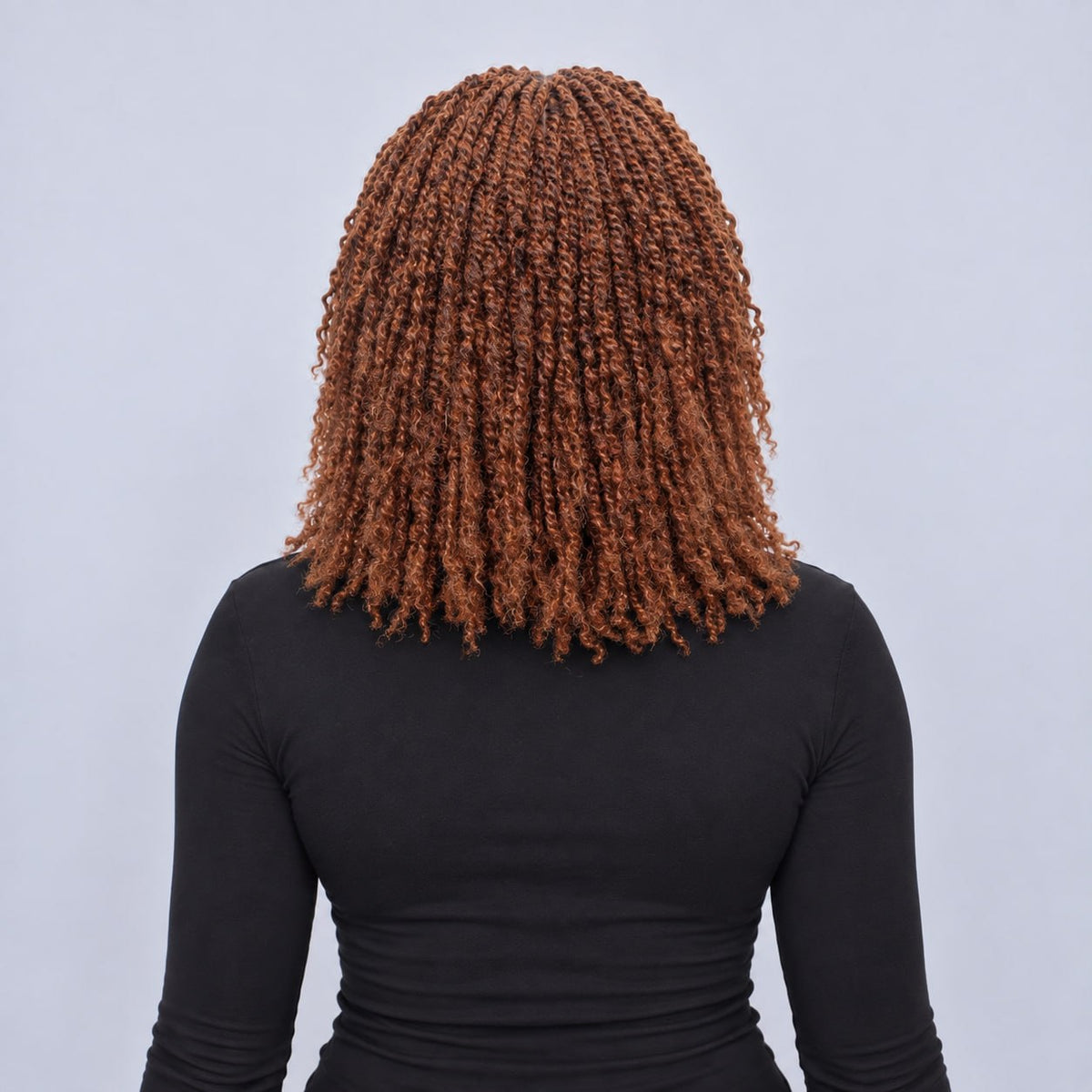 Nelly Kinky Twists - 12" HD 5x5 Lace Closure Brown