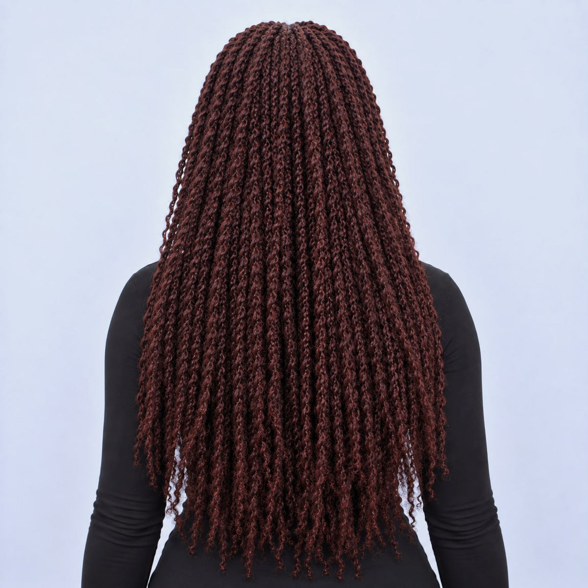 Nelly Kinky Twist - 24" 4x4 Lace Closure Color 33 Brown