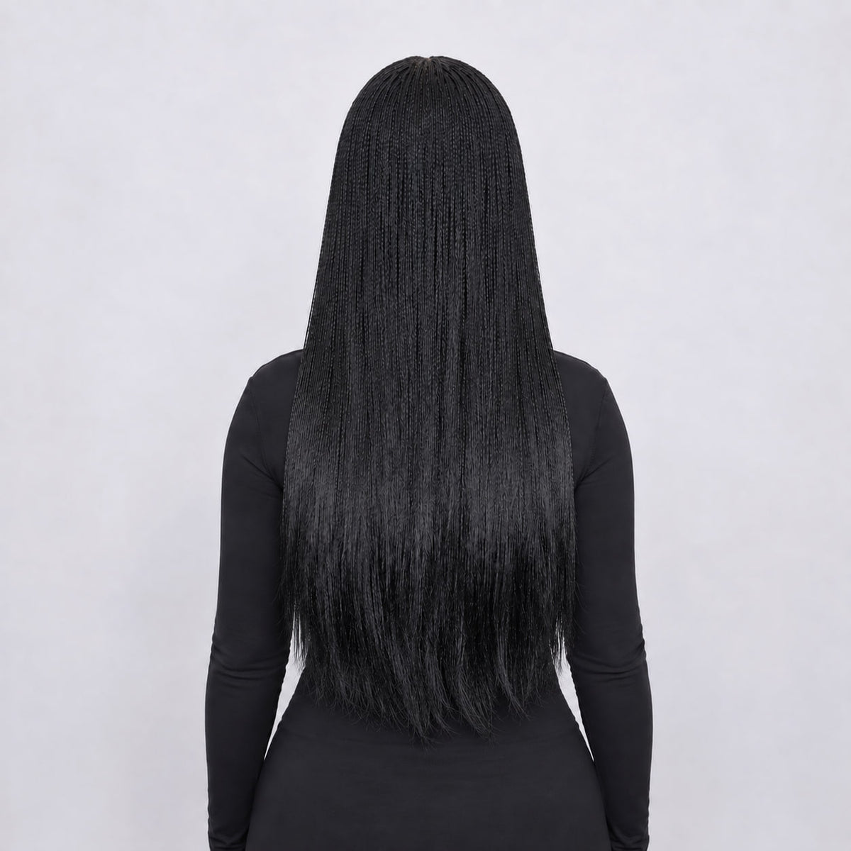 Ally Micro nano twist - 24” 5x5 Glueless Closure HD Natural Black