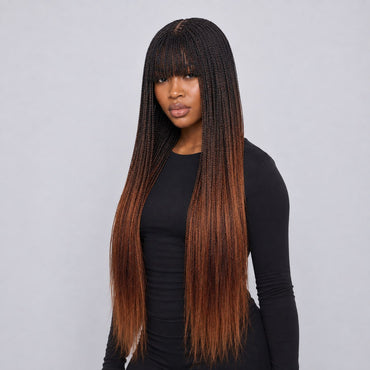 KELLY - Fringe Micro Twist 30" HD 4x4 Lace Color 1B/30