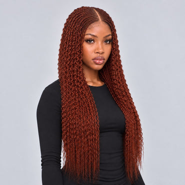 Stella Spiral twist - 24” 5x5 Glueless Closure HD Color 350