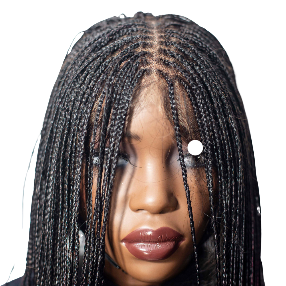 Savannah French Curls - 30" HD 13x4 Lace Frontal Color 1B/Burgundy