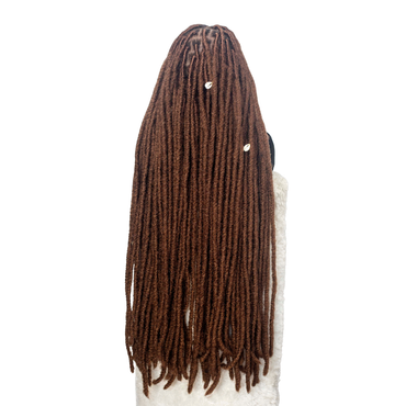 Jade Faux Locs - 30" HD Full Lace Color 33 Brown