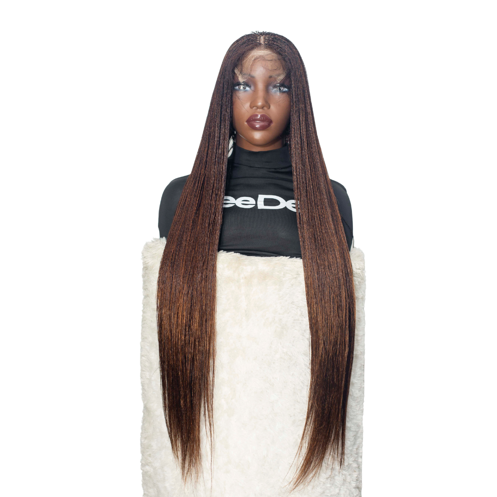 Ally Micro Twists - 30" HD 5x5 Lace Closure Color 30 & 33 Mixed