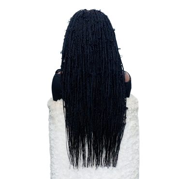 Amanda - Center Part Cornrow Braids 22" HD 4x4 Lace Closure -Color 613