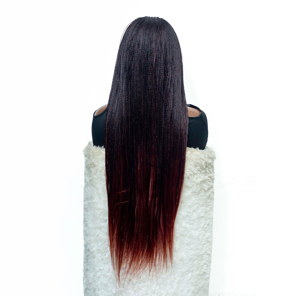 Kelly - Fringe Micro Twist 30" HD 4x4 Lace Closure Color 1B/350