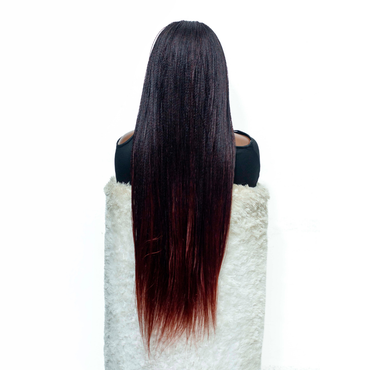 Kelly - Fringe Micro Twist 30" HD 4x4 Lace Closure Color 1B/350