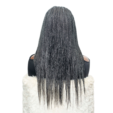 Ashley Knotless Braids - 22" 13x4 Lace Frontal Grey