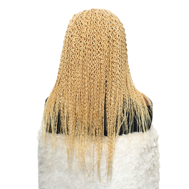 Ruby - 18" 4x4 Lace Spiral Twist Blonde Wig