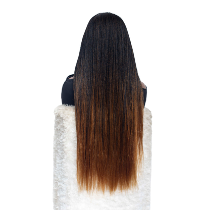 KELLY - Fringe Micro Twist 30" HD 4x4 Lace Color 1B/27