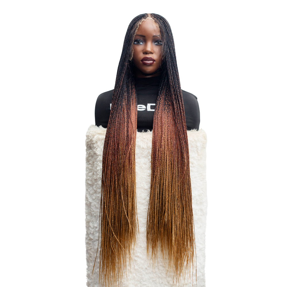 Sheyla Bone Straight HD Frontal wig, T1B/30/27
