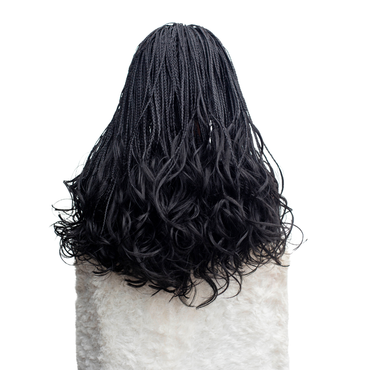 Savannah French Curls - 18" HD 13x4 Frontal Knotless Wig - Black