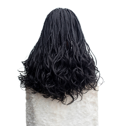 Savannah French Curls - 18" HD 13x4 Frontal Knotless Wig - Black