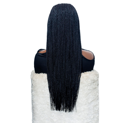 TIANA - 24" HD 5X5 Center Part Cornrow Color Black