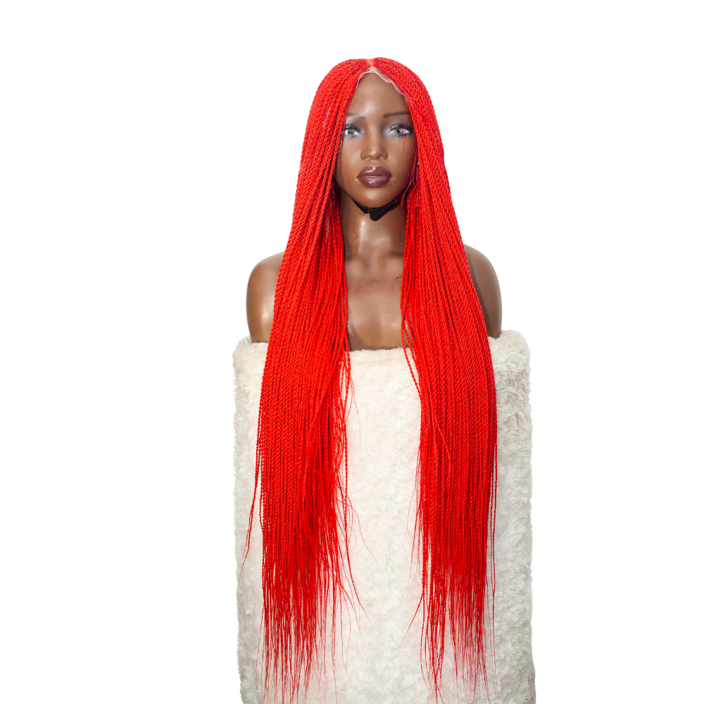 Megan - 13x4 Lace Frontal 32" Knotless Senegalese Twist Wig
