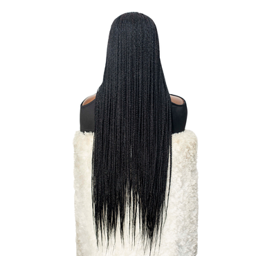 Morgan - 32" 13x4 Frontal Center Part Cornrow Wig