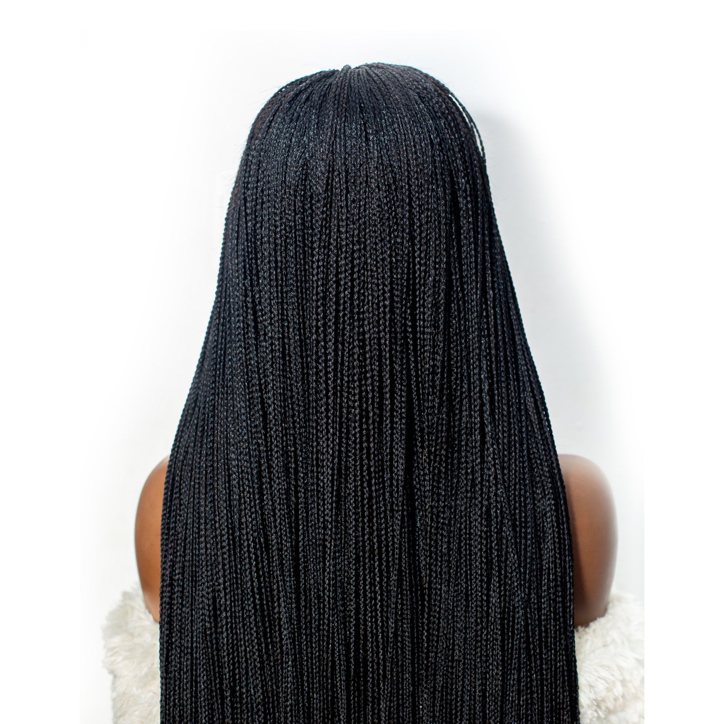 Sheyla Micro Knotless Braids - 54” 5 x 5 Glueless Natural Black