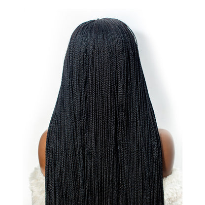 Sheyla Micro Knotless Braids - 54” 5 x 5 Glueless Natural Black
