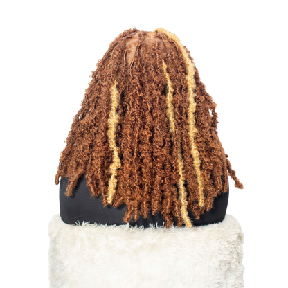 Joyce - Fluffy Locs 16" HD Full Lace Color 30 & Blonde