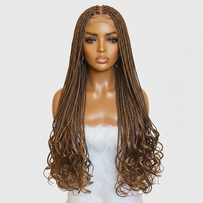 Savannah - french curls braids