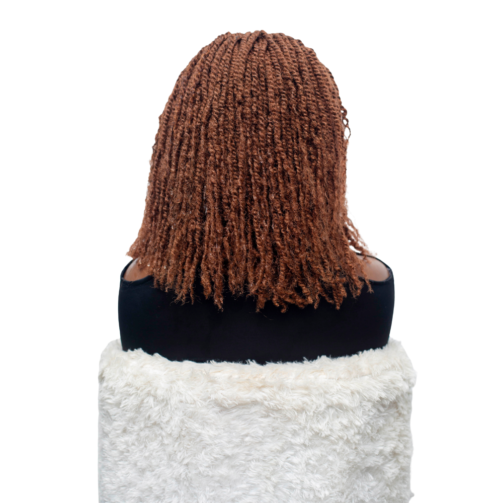 12" HD 5x5 Lace Closure Kinky Twist Brown Color