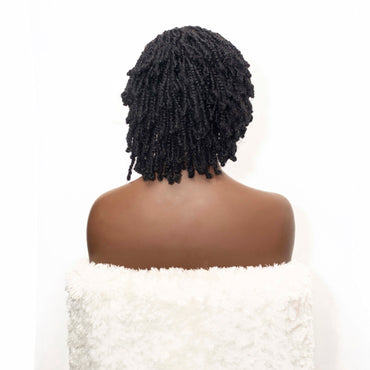 Kinky twist (freestyle) - 6” 5x5 Glueless Closure HD Natural Black