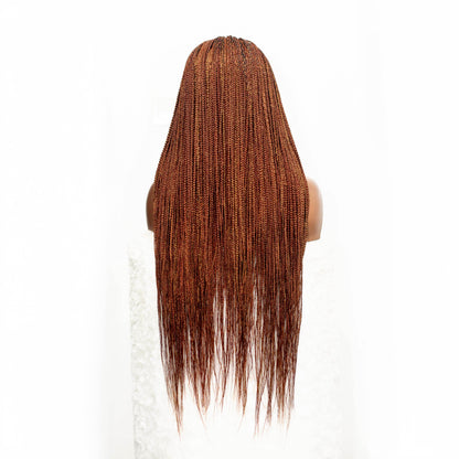 Knotless braids - 28” 5x5 Glueless Closure HD Color 350/27 Mixed