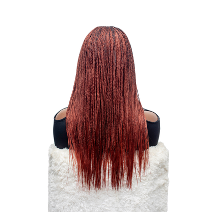 Ashley Knotless braids - 20' 4x4 Glueless Closure Color 350