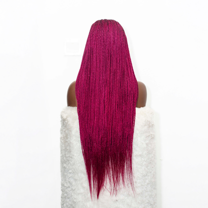 Ashley Knotless braids - 26' 5x5 Glueless Closure BG Color