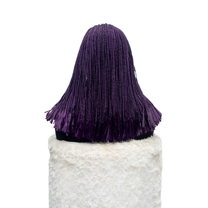 Zoe Blunt Tips Braids - 16” 4x4 Closure Glueless Color Purple
