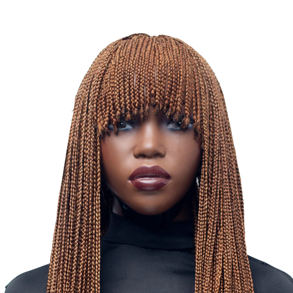 Nancy - Full Lace 28" Color 30&27 Mixed Fringe Wig